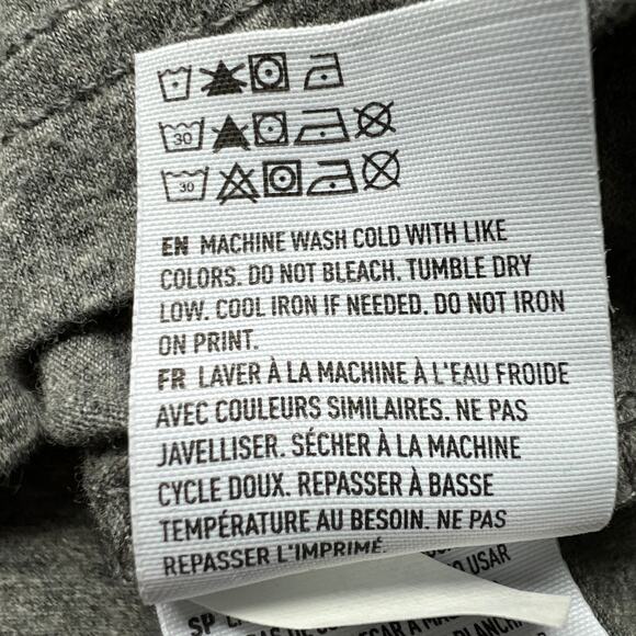 AE American Eagle Outfitters Apres Active Tee Mens XS Grey - Picture 9 of 10